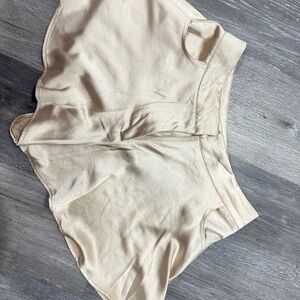 Forever 21 Beige Shorts Satin